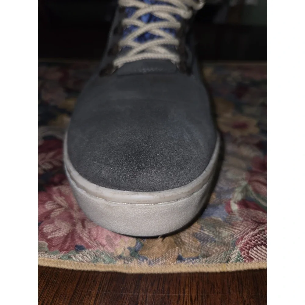 Inkkas Bald Eagle Camping Boot Men's 11 Women's 13 Gray Suede Shoes High Top